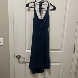 Blue Halter Neck Dress SZ Medium